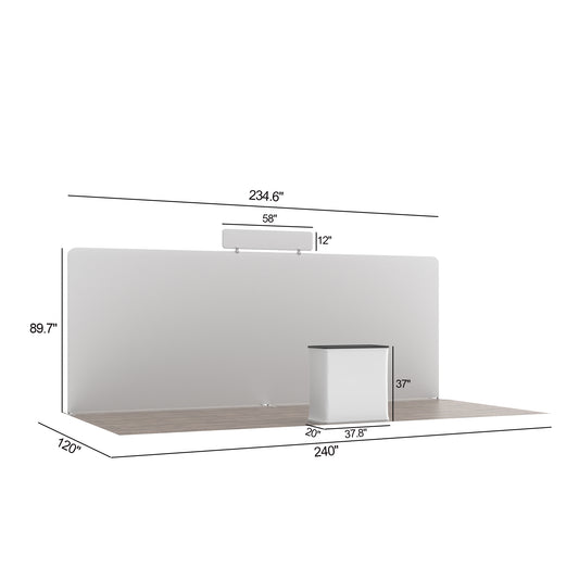 20' Straight Tension Fabric Booths