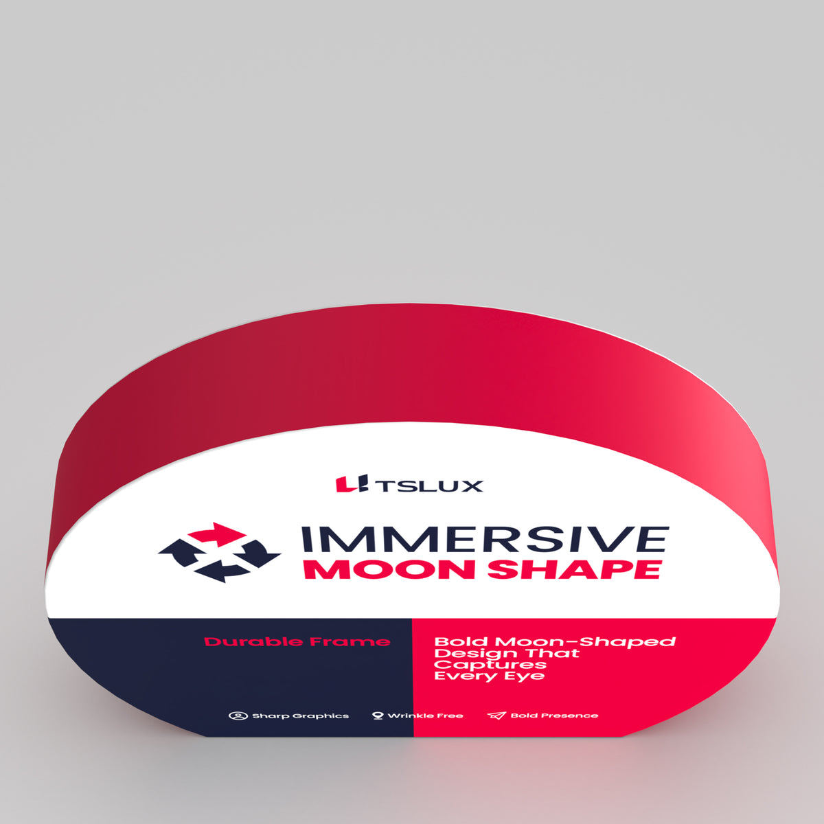 3D Moon Tube 3D Backrop