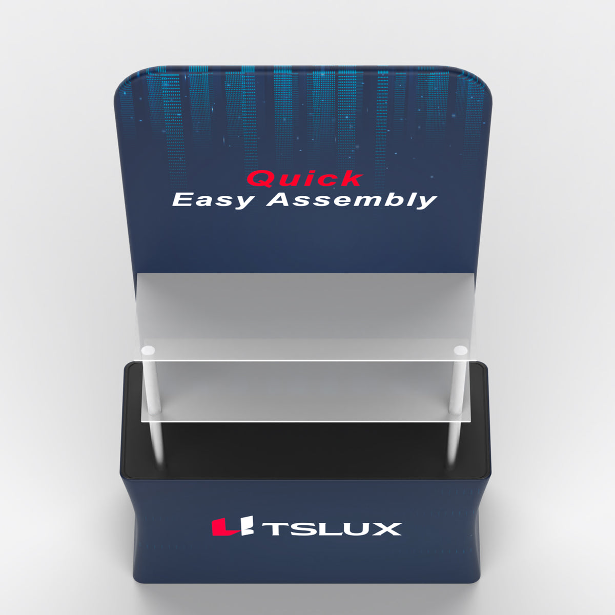 Portable Backwall Display Stand with Header