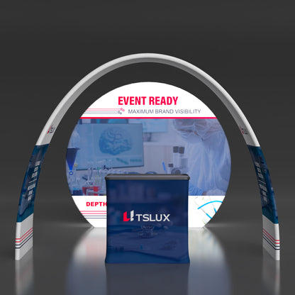 10' Backlit Archway Banner Combo Booths