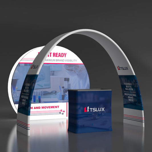 10' Backlit Archway Banner Combo Booths