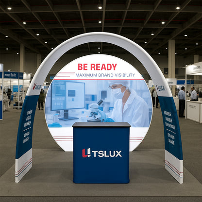 10' Backlit Archway Banner Combo Booths