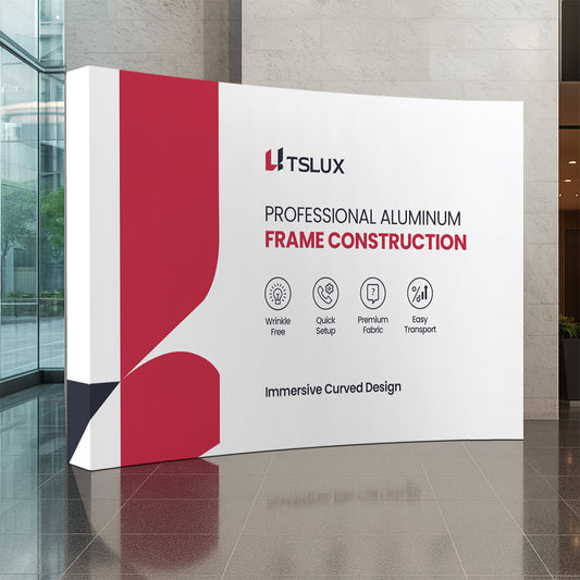 10' Curved Pop-Up Backdrop