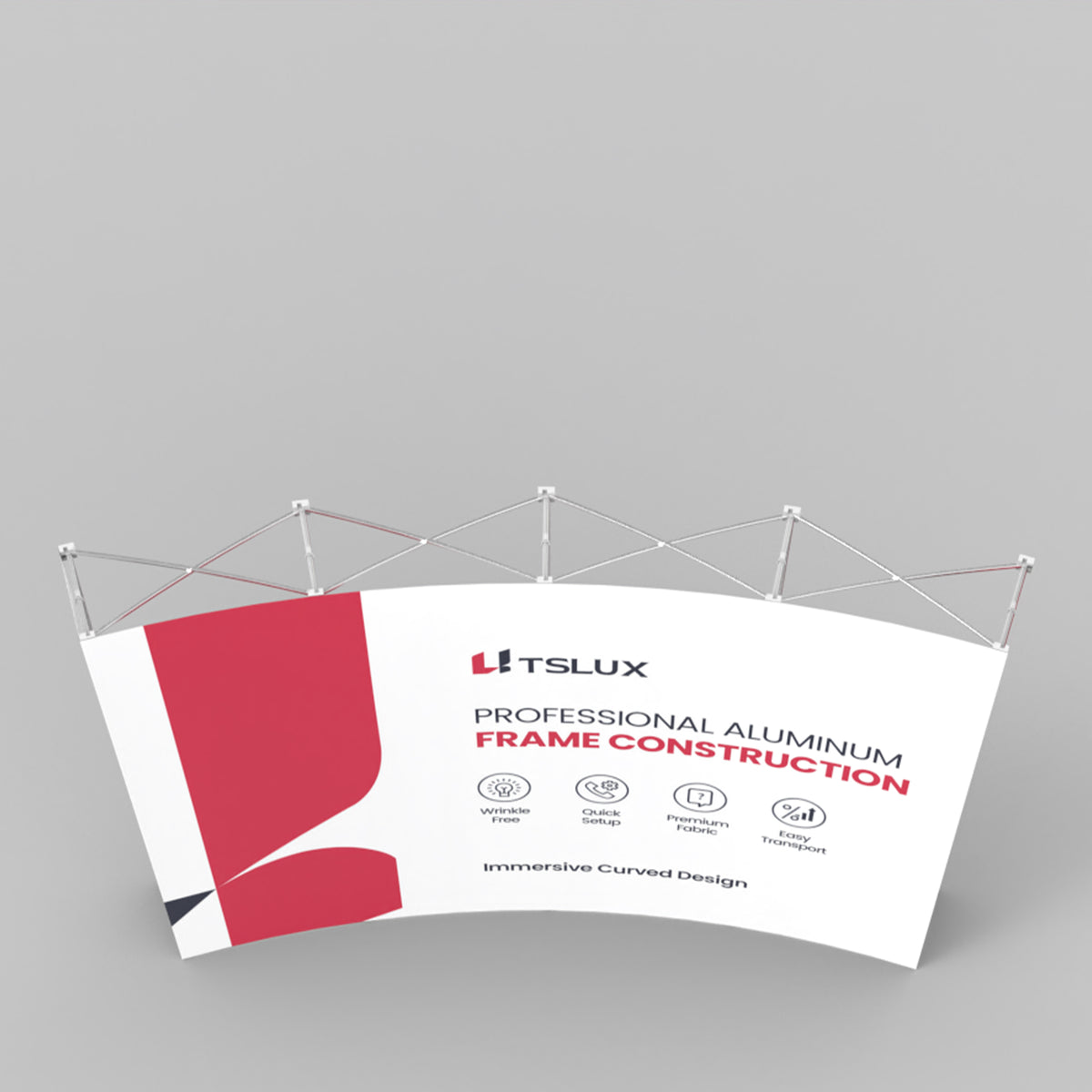 10' Curved Pop-Up Backdrop