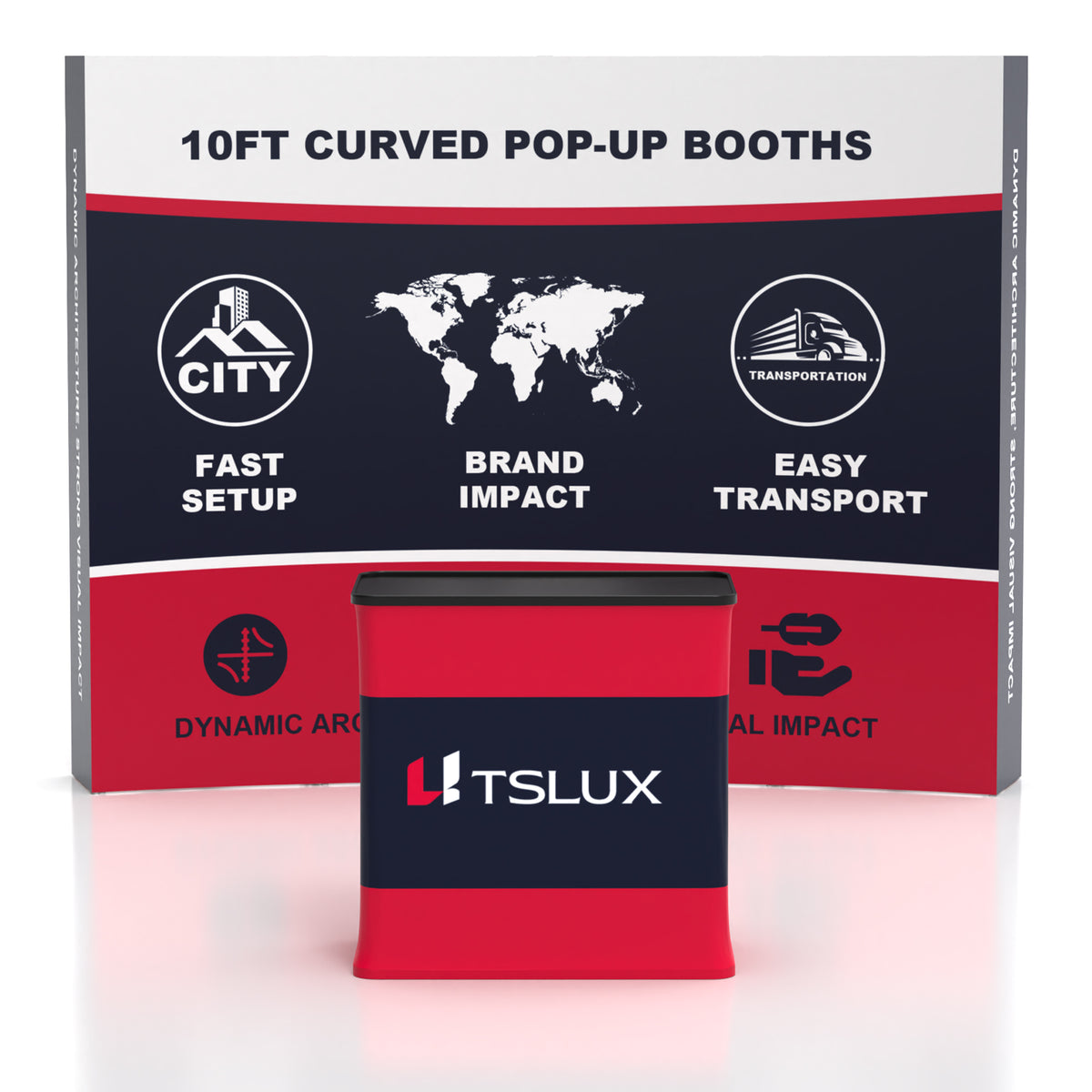 10' Curved Pop-up Booths
