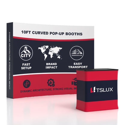 10' Curved Pop-up Booths