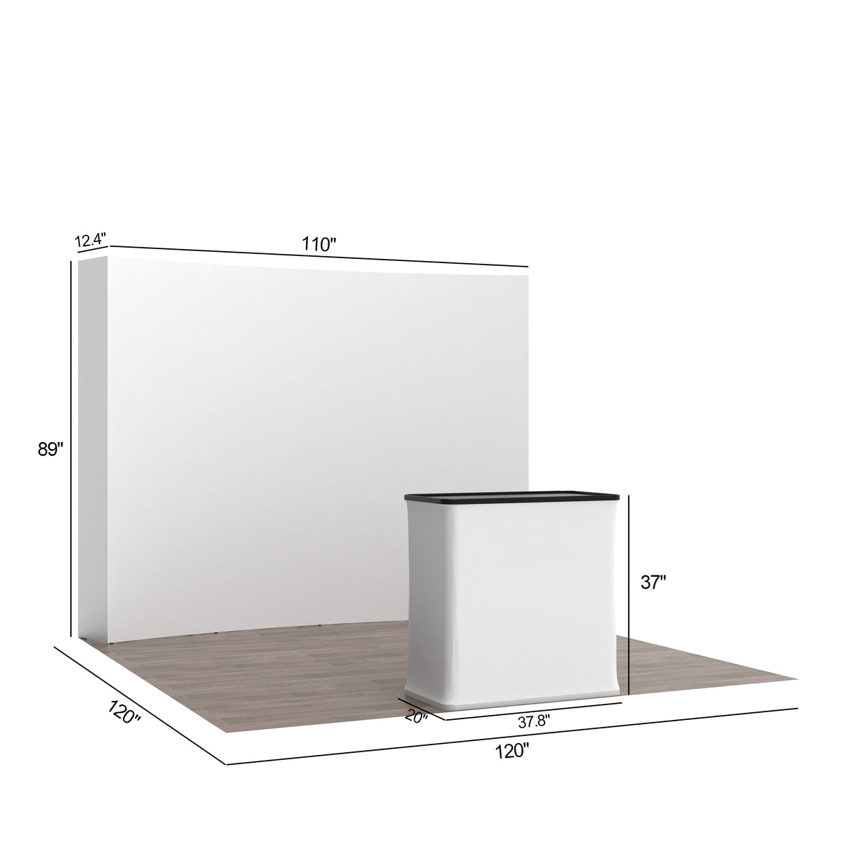 10' Curved Pop-up Booths