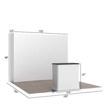 10' Curved Pop-up Booths