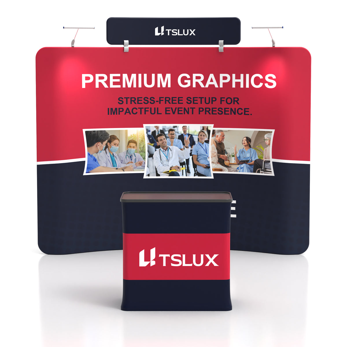10' Curved Tension Fabric Booths