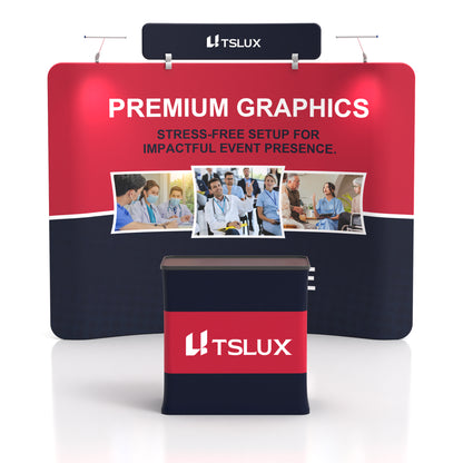 10' Curved Tension Fabric Booths