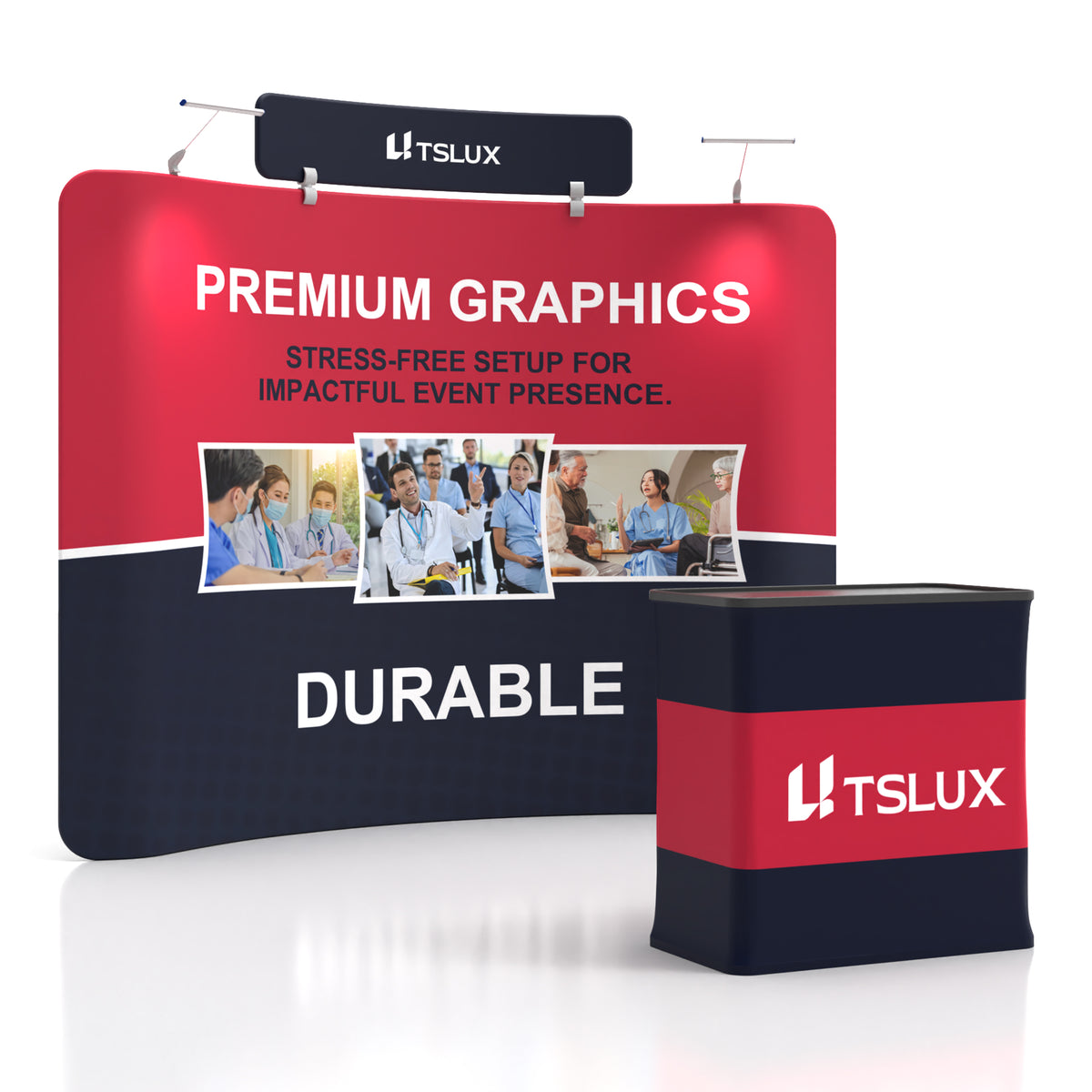 10' Curved Tension Fabric Booths