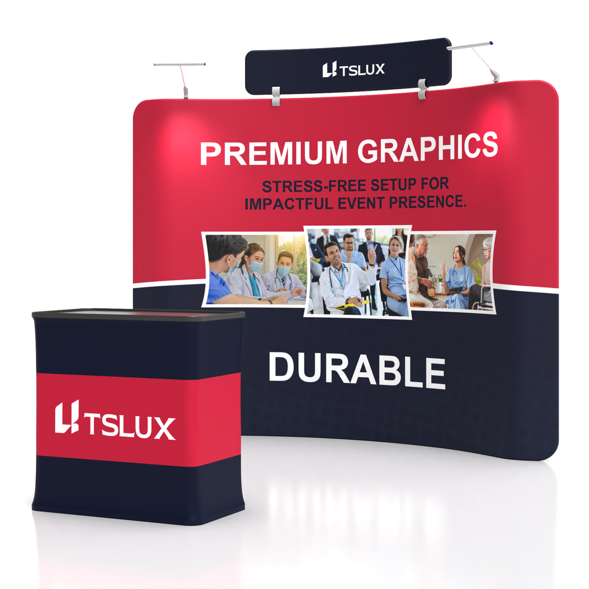 10' Curved Tension Fabric Booths