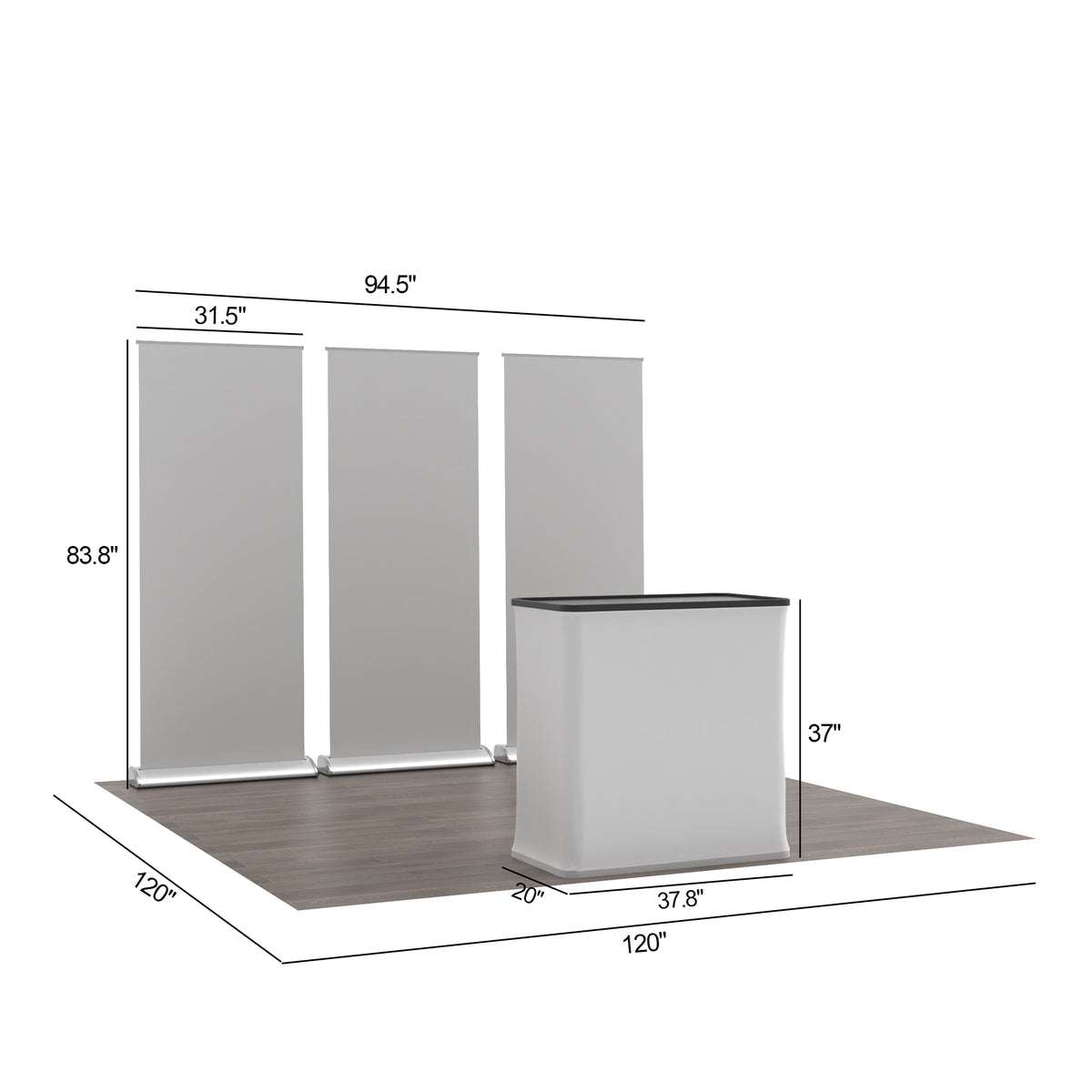 10' Roll Up Banner Combo Booths