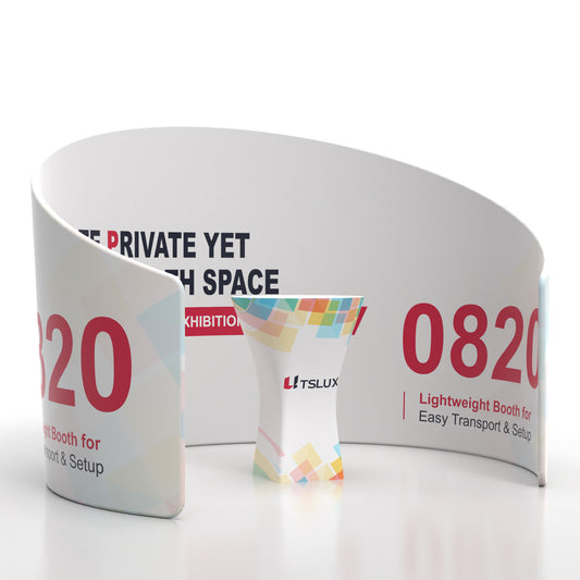10' Semi-Circle Banner Combo Booths
