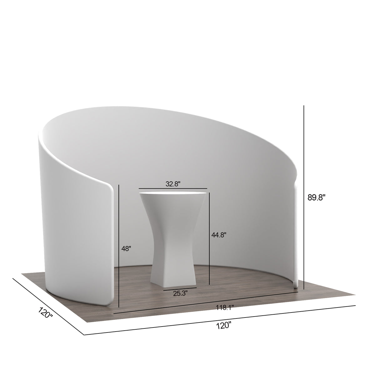 10' Semi-Circle Banner Combo Booths