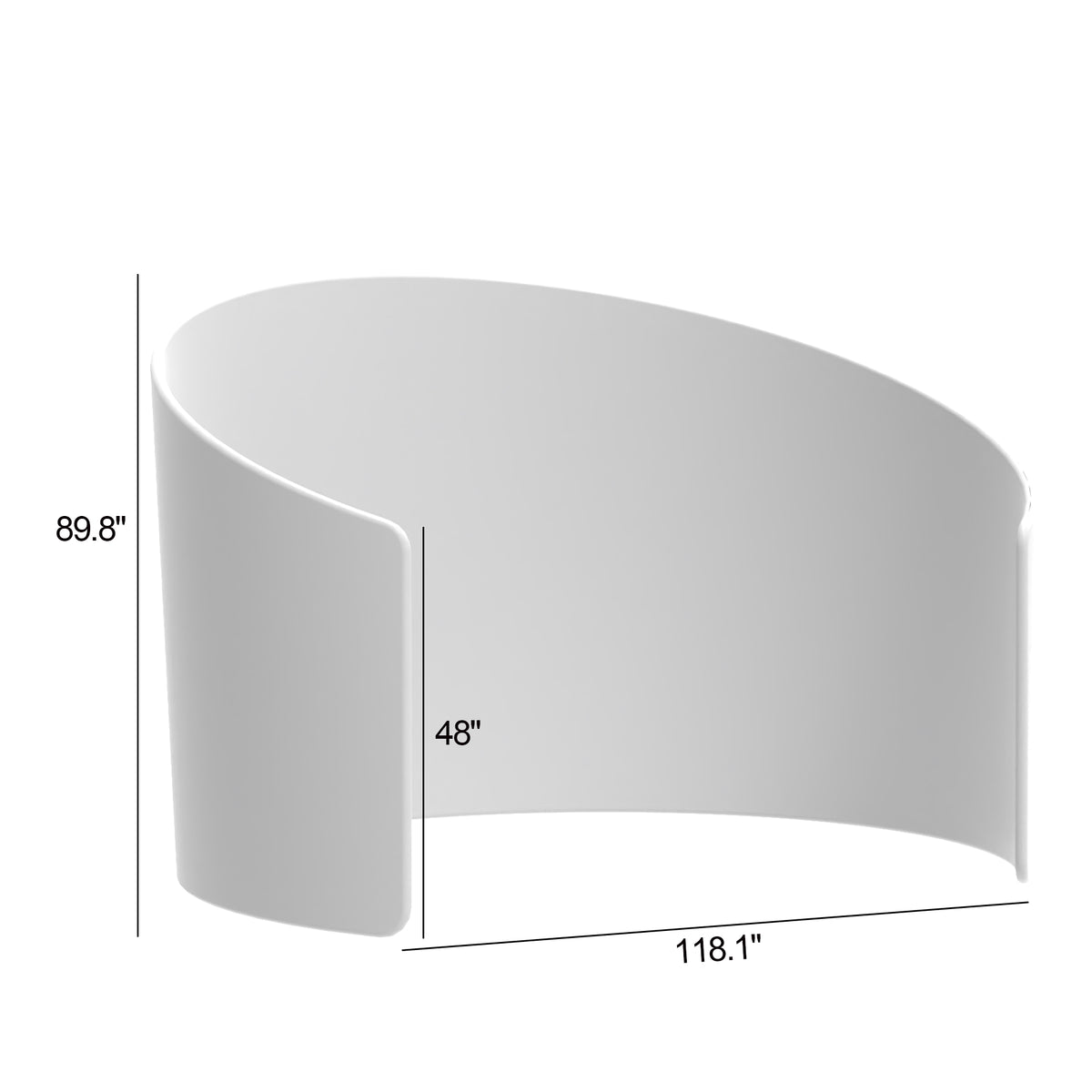 10' Semi-Circle Tension Fabric Backdrop