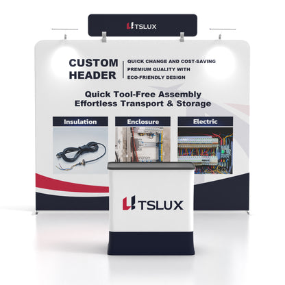 10' Straight Tension Fabric Booths