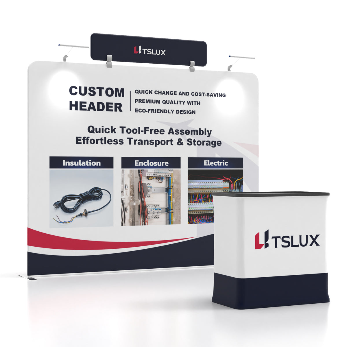 10' Straight Tension Fabric Booths