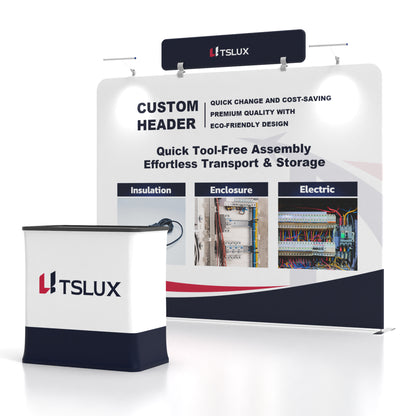 10' Straight Tension Fabric Booths