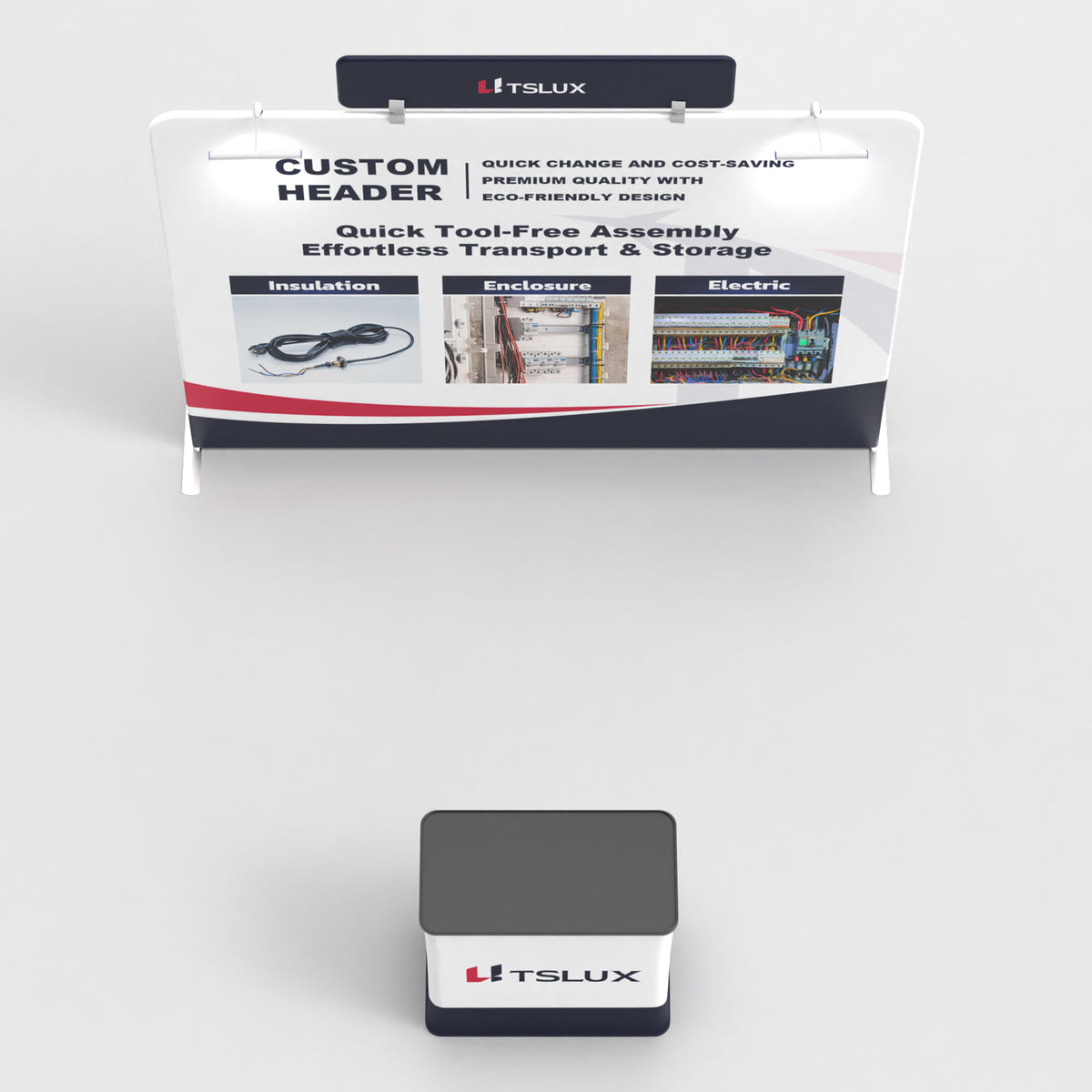 10' Straight Tension Fabric Booths