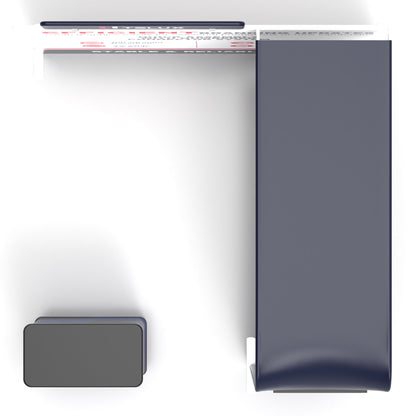 10' Straight Tension Fabric Media Booths - Wide Arch