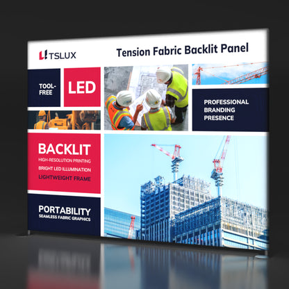 10' Tension Fabric Backlit Panel