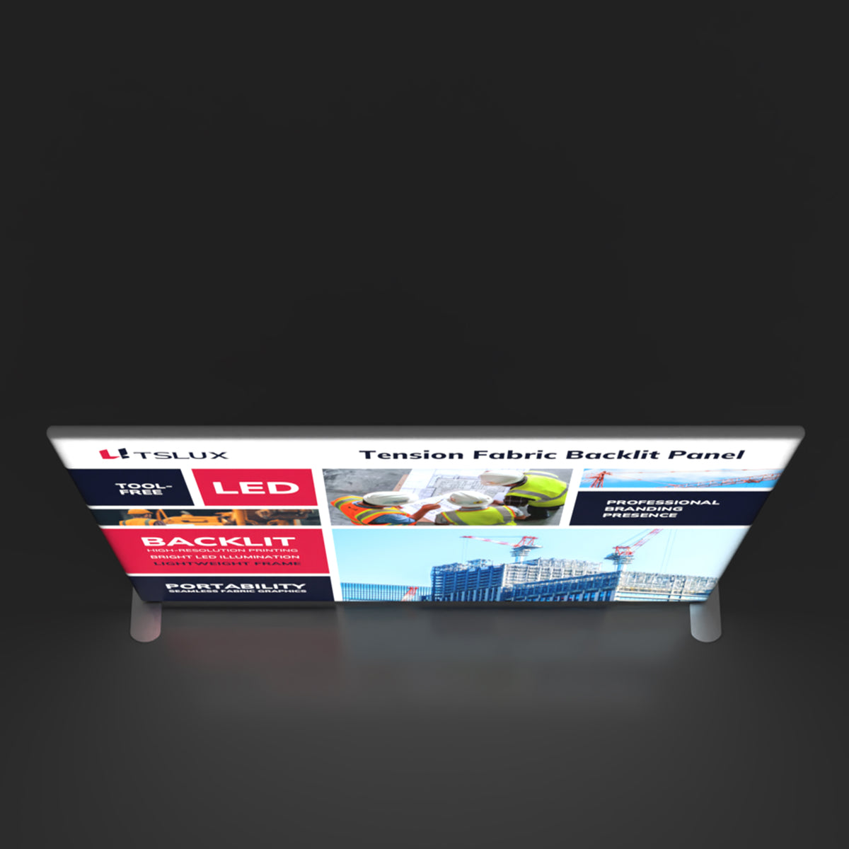 10' Tension Fabric Backlit Panel