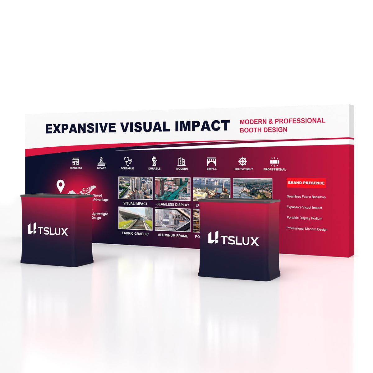 20' Staight Pop-up Booths