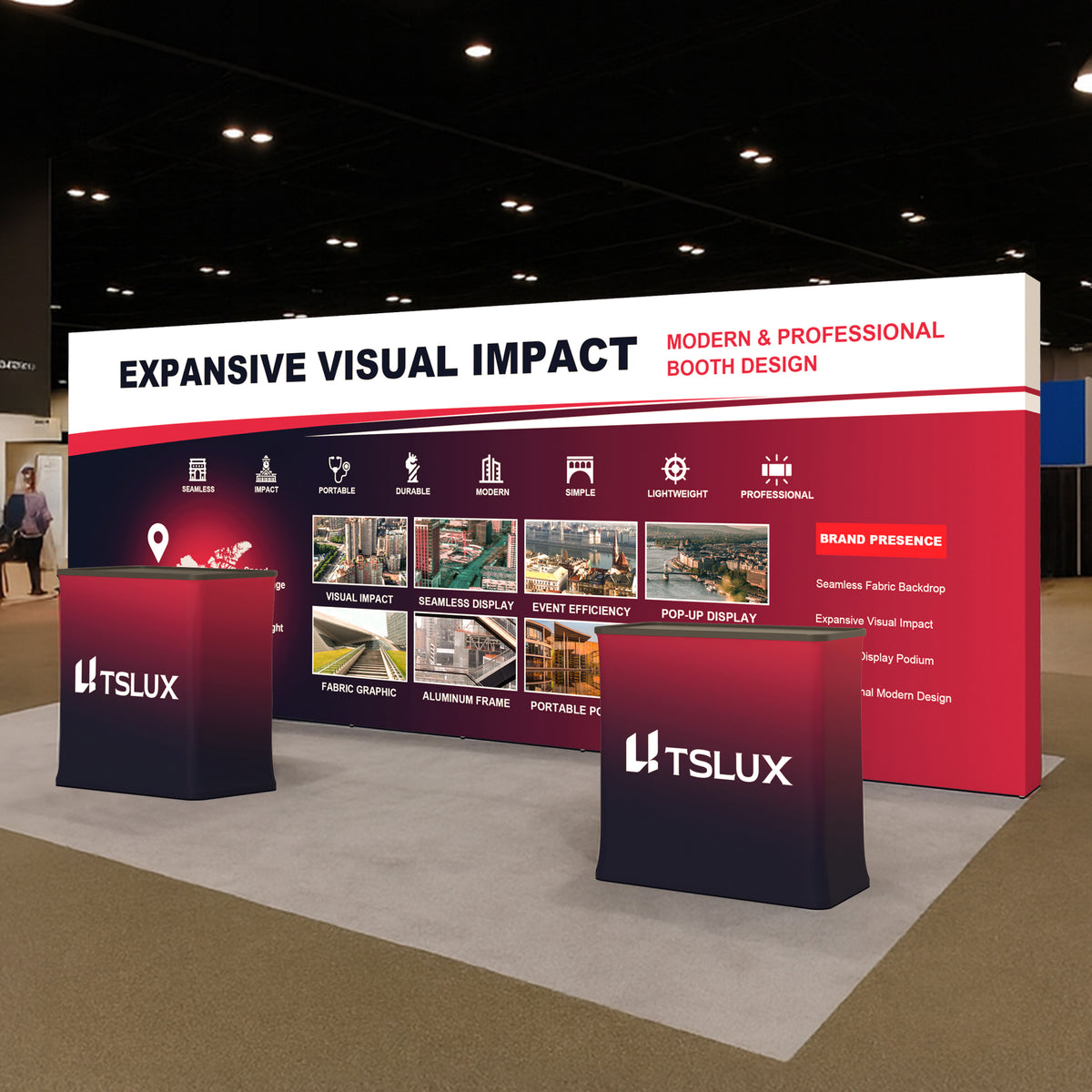 20' Staight Pop-up Booths