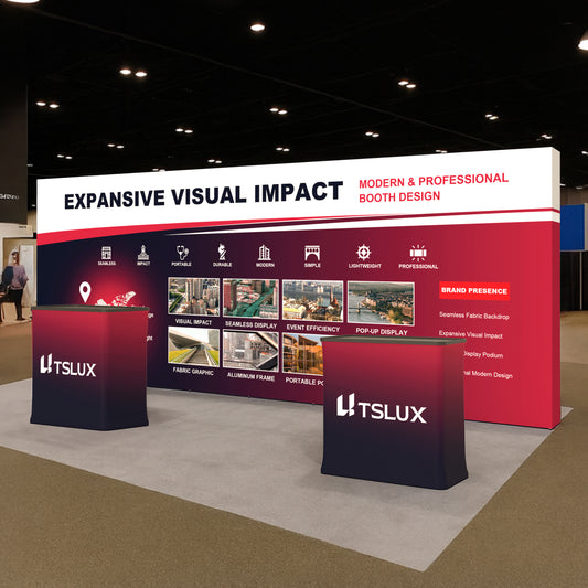 20' Staight Pop-up Booths