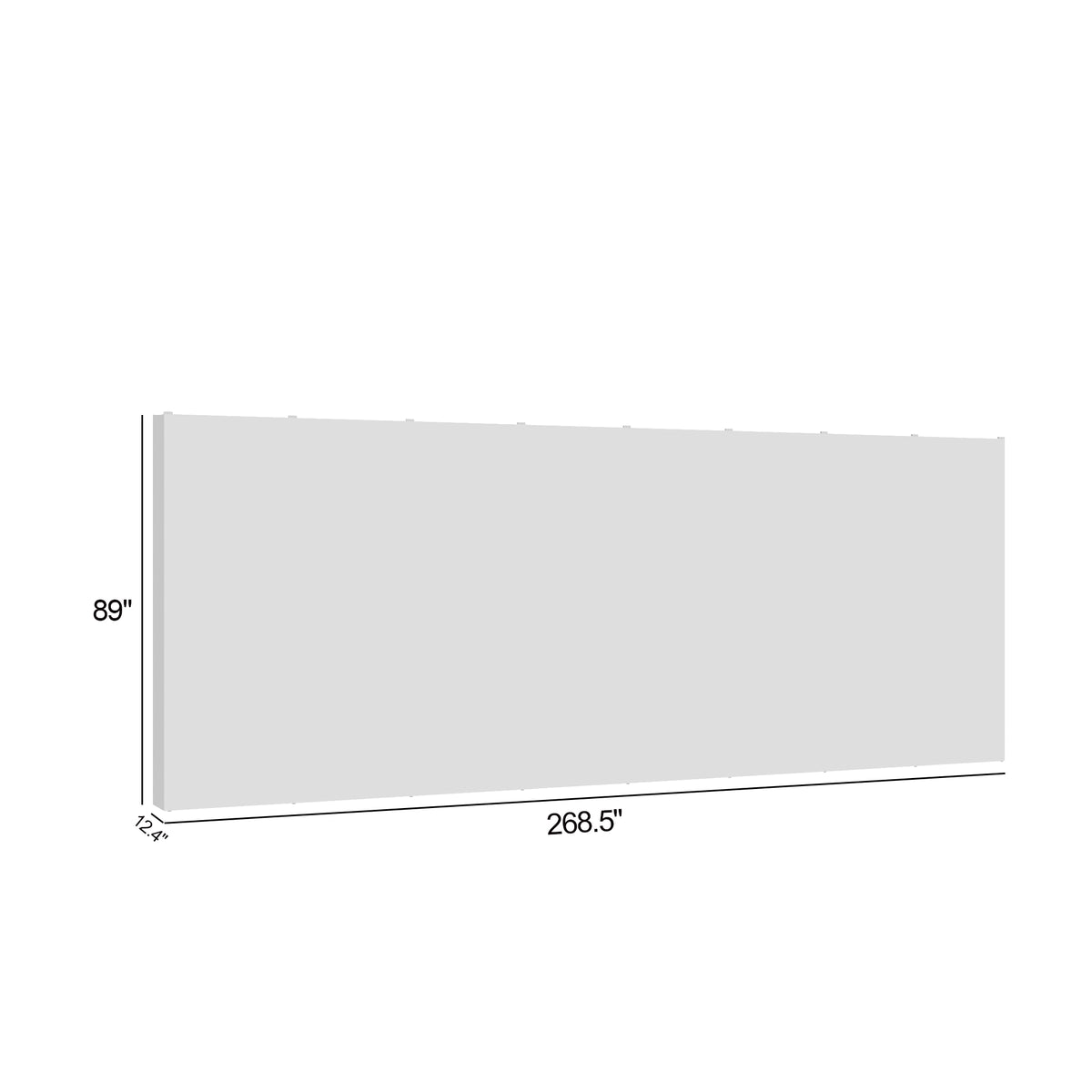 20' Straight Pop-Up Backdrop