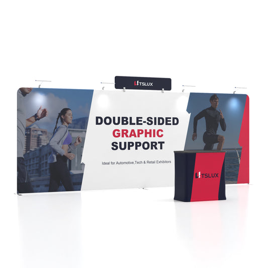 20' Straight Tension Fabric Booths