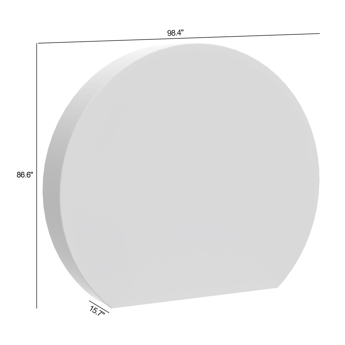 3D Moon 360° Backlit Wall