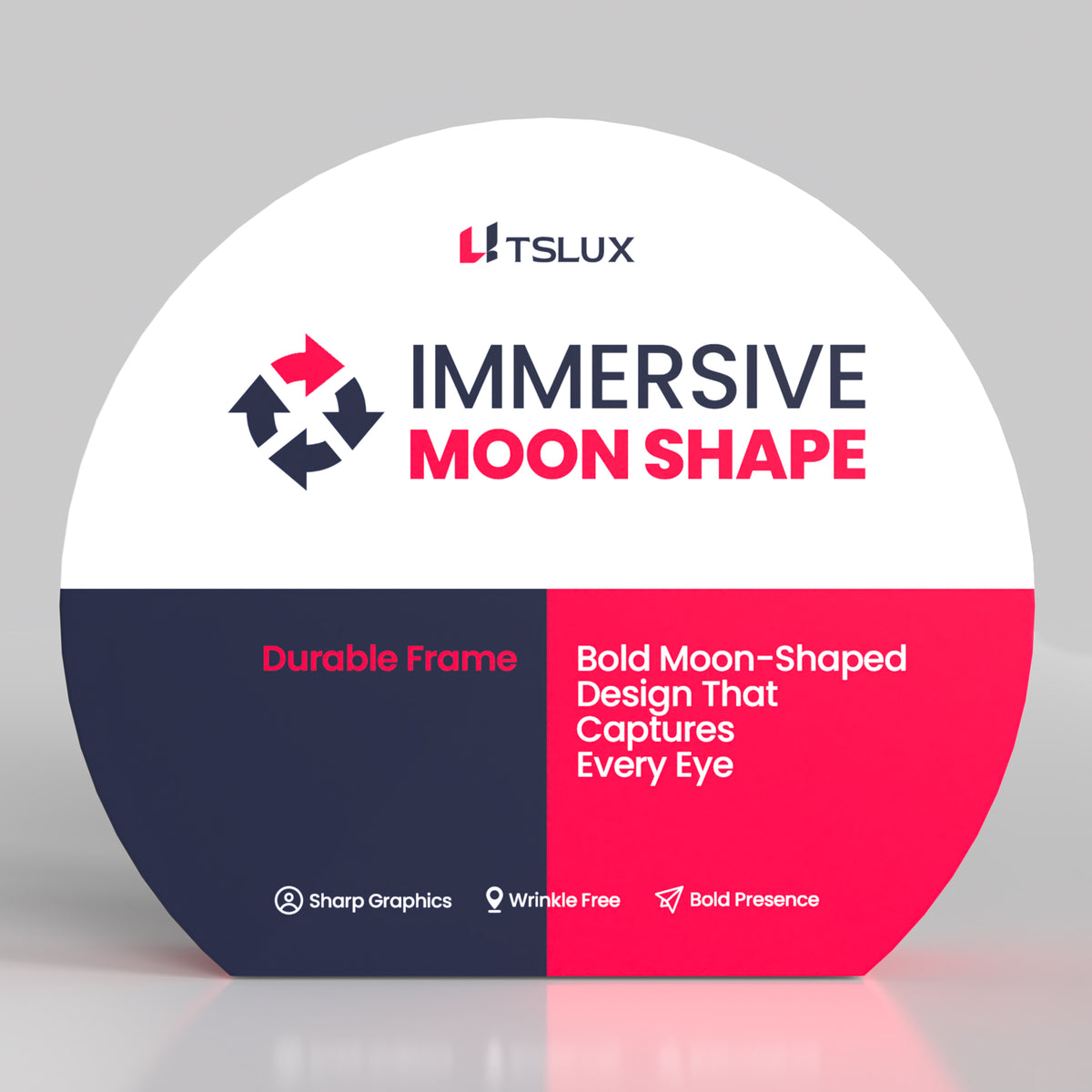 3D Moon Tube 3D Backrop