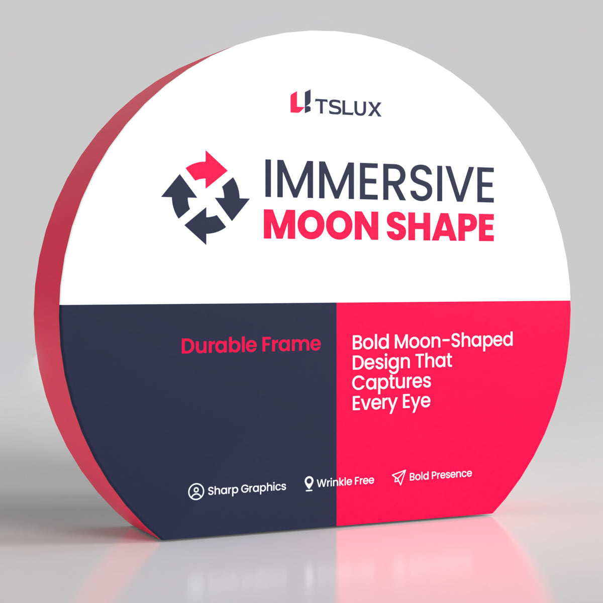 3D Moon Tube 3D Backrop