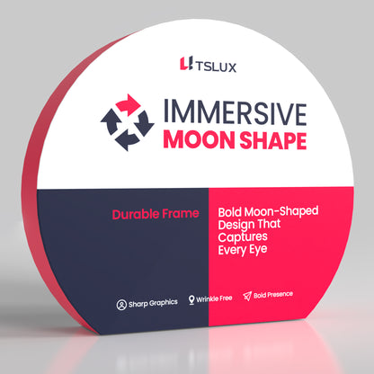 3D Moon Tube 3D Backrop
