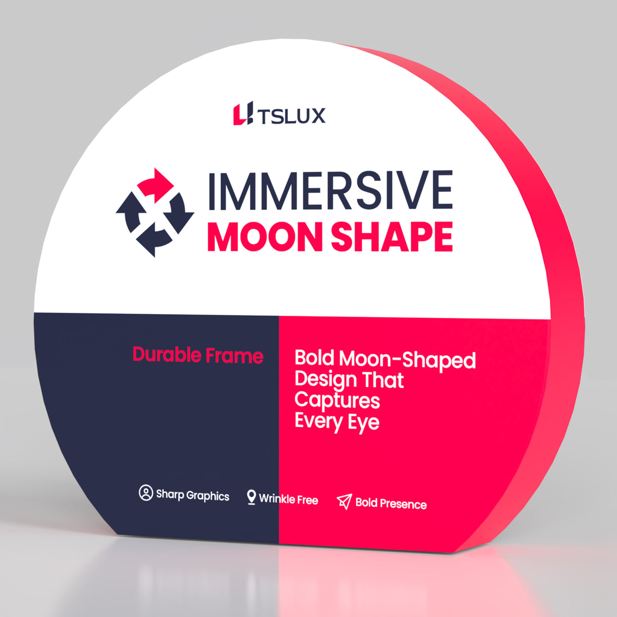 3D Moon Tube 3D Backrop