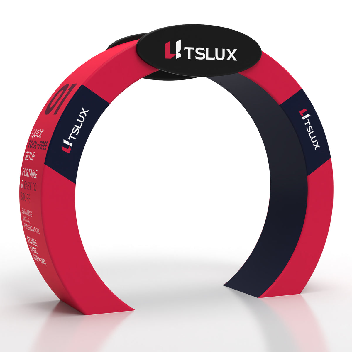 3D Round Archway Banner Stands