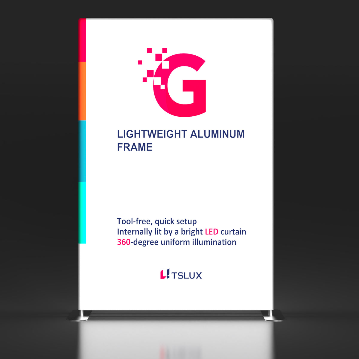 5' Tension Fabric Backlit Panel