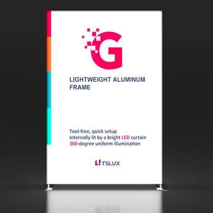 5' Tension Fabric Backlit Panel