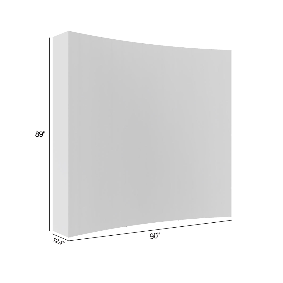 8' Curved Pop-Up Backdrop