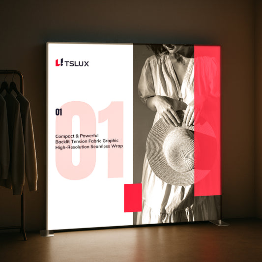 8' Tension Fabric Backlit Panel
