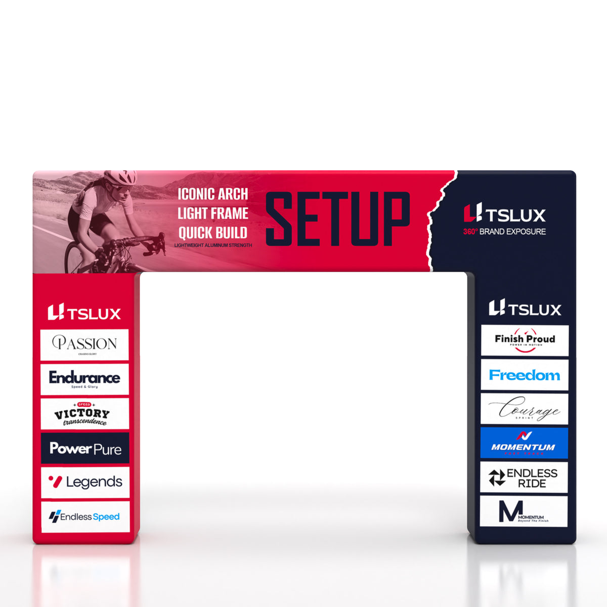 Block Frame Archway Banner Stands
