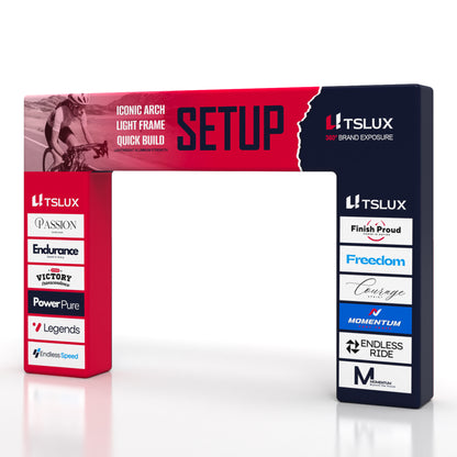 Block Frame Archway Banner Stands