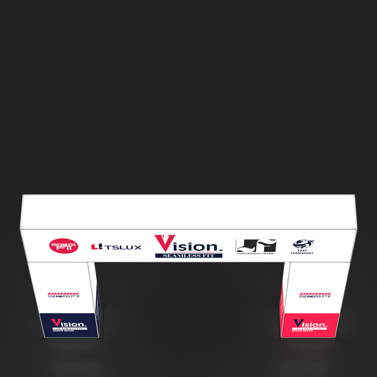 Block Frame LED Entrance Archway Banner Stands