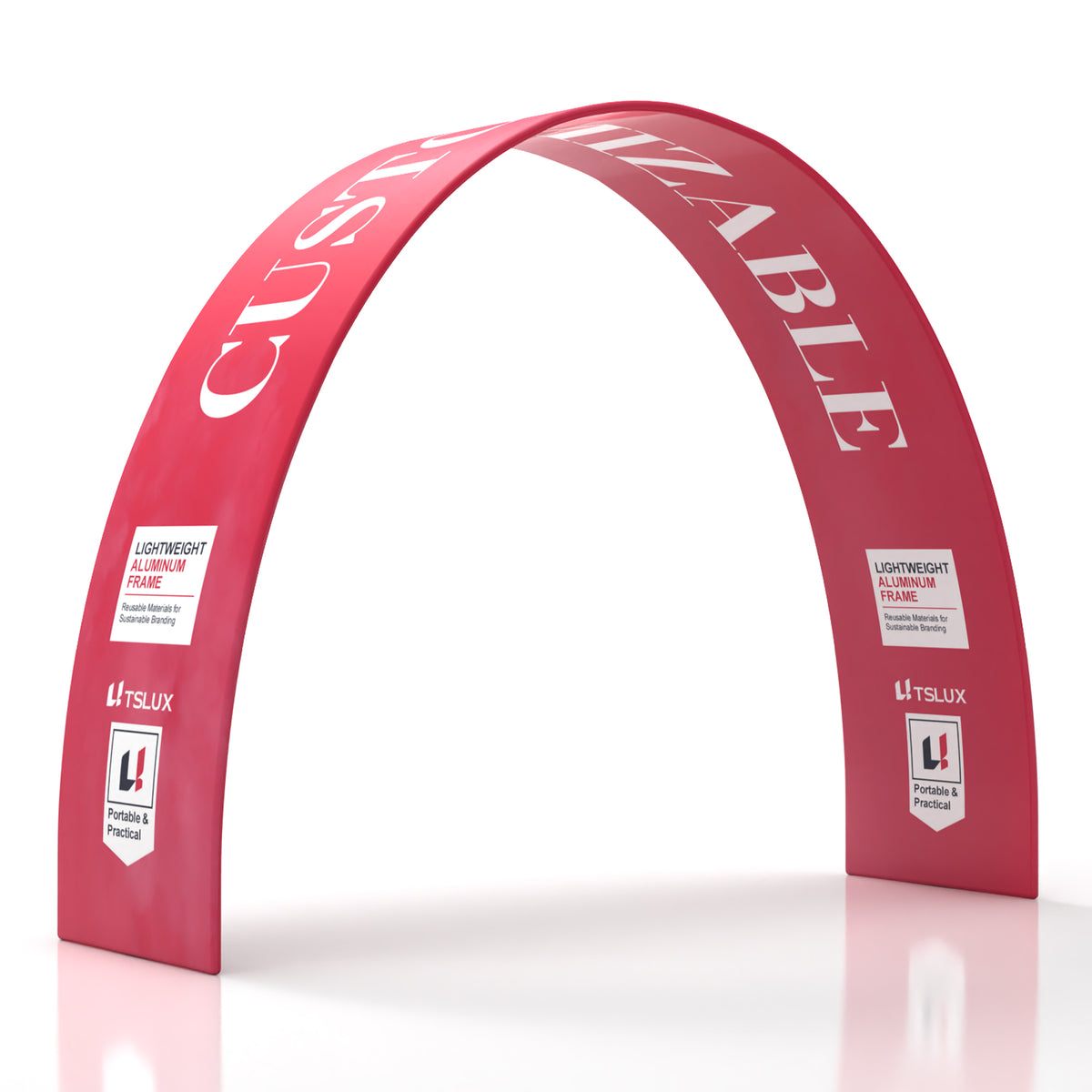 Curved Fabric Archway Banner Stands