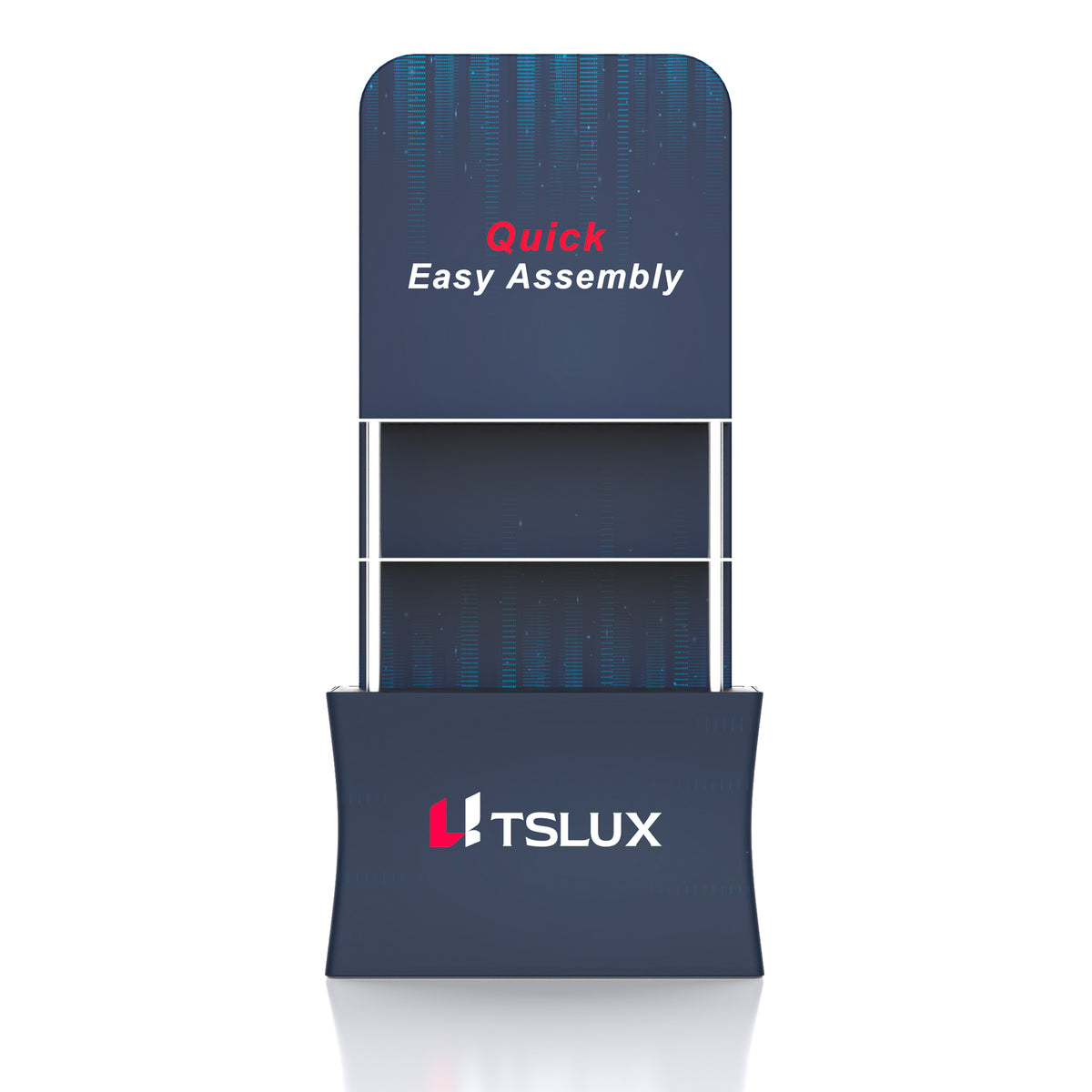 Portable Backwall Display Stand with Header