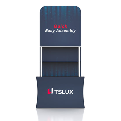 Portable Backwall Display Stand with Header