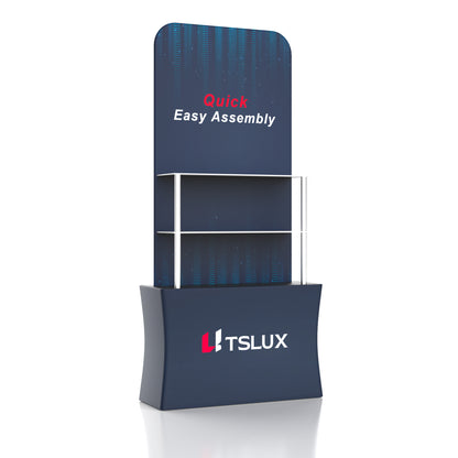 Portable Backwall Display Stand with Header