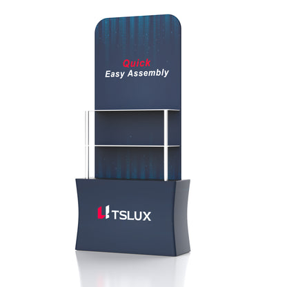 Portable Backwall Display Stand with Header